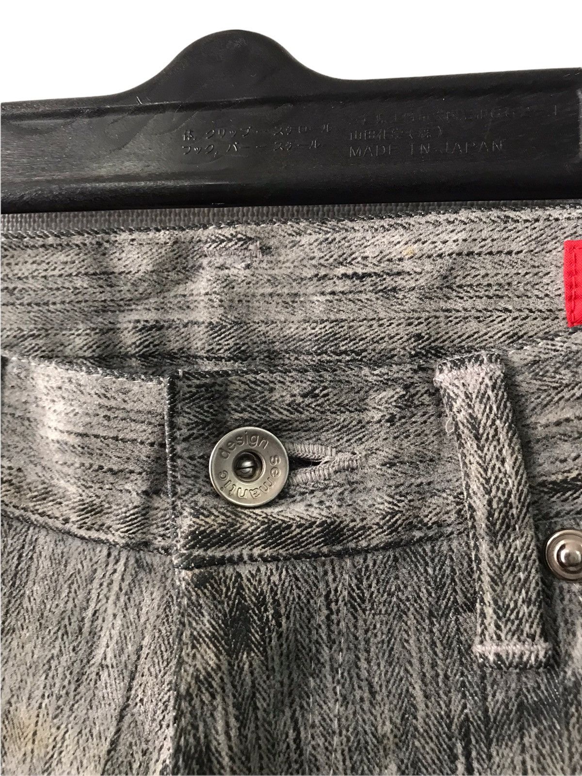 Japanese Brand Semantic Design Gray Faded Distressed Denim Jeans Size US 30 / EU 46 - 4 Thumbnail