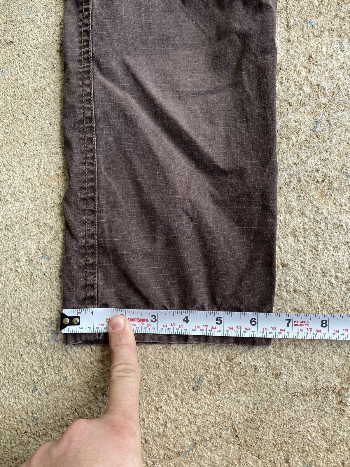Eddie Bauer × Vintage Vintage Y2K Eddie Bauer Brown Cargo Pants Size 28" / US 6 / IT 42 - 10 Thumbnail