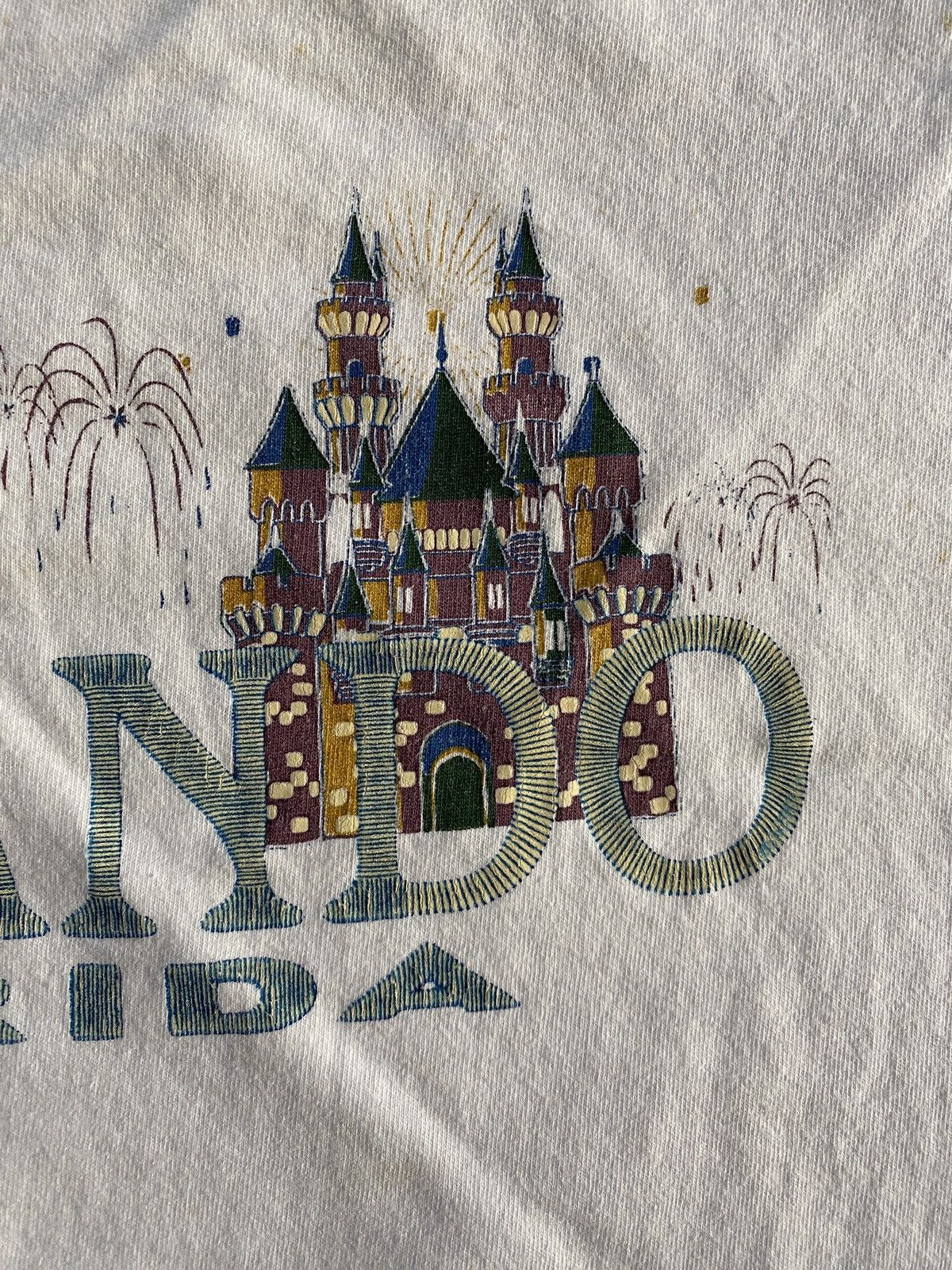 Disney Vintage 80’s Orlando Magic Kingdom Single Stitch Tee Size US M / EU 48-50 / 2 - 8 Thumbnail