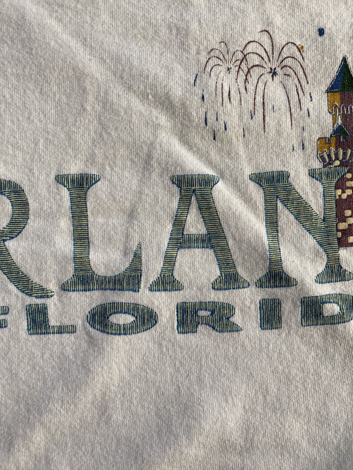 Disney Vintage 80’s Orlando Magic Kingdom Single Stitch Tee Size US M / EU 48-50 / 2 - 7 Thumbnail