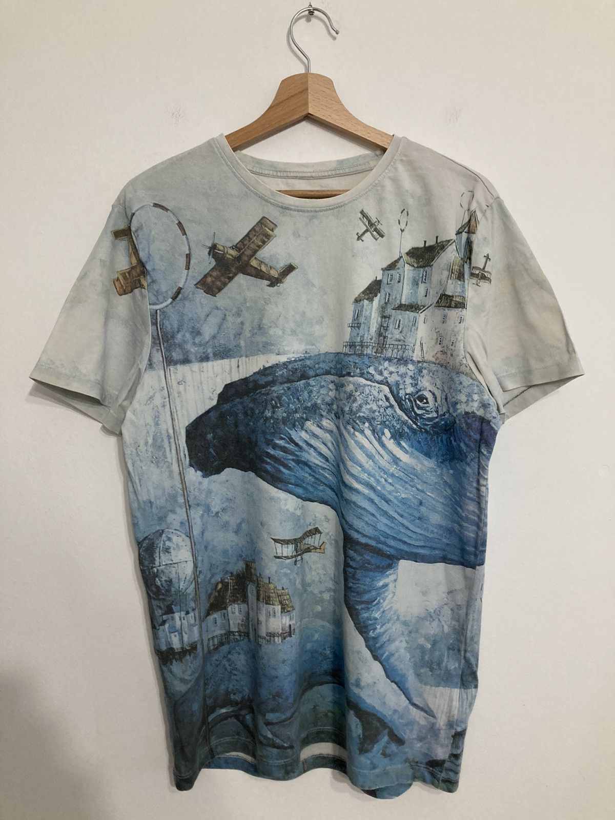 Vintage Vintage Graphic Full Print T-shirt Retro Skate Art Size US M / EU 48-50 / 2 - 1 Thumbnail