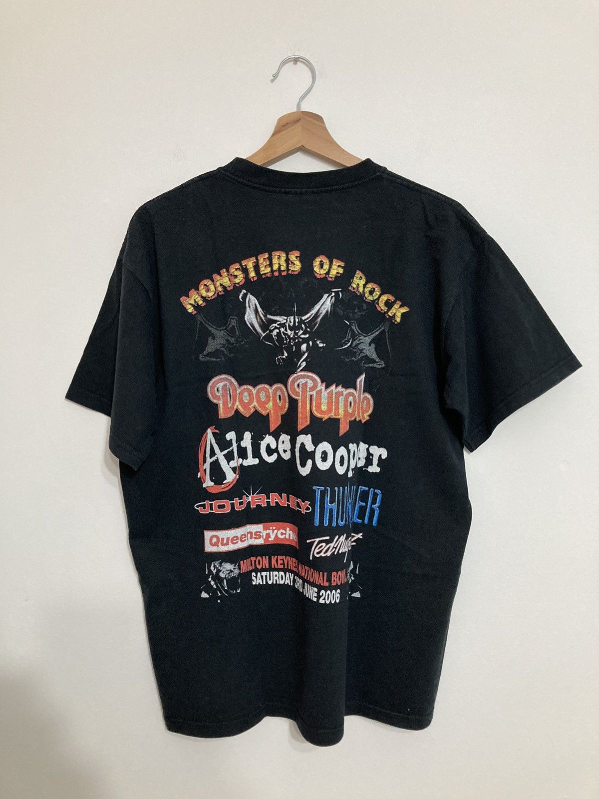 Vintage Monster Of Rock Vintage T-shirt Deep Purple Alice Cooper Size US M / EU 48-50 / 2 - 2 Thumbnail
