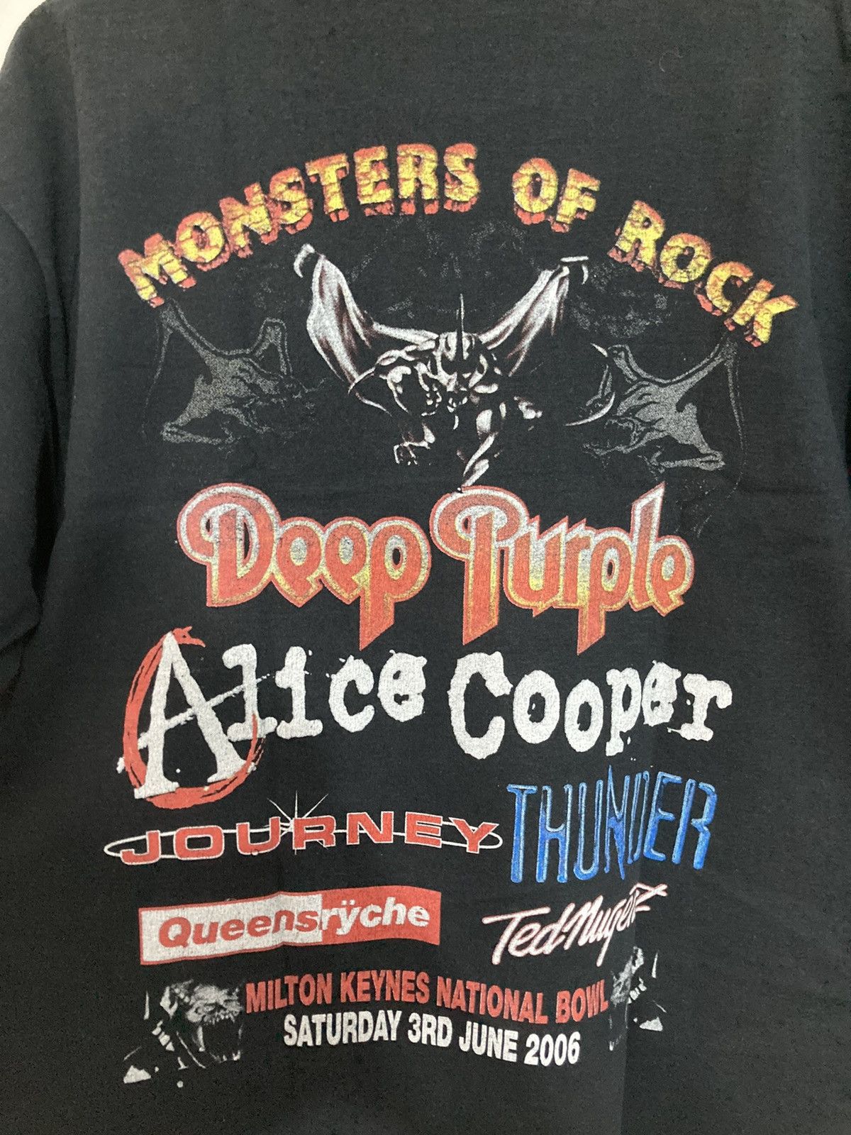 Vintage Monster Of Rock Vintage T-shirt Deep Purple Alice Cooper Size US M / EU 48-50 / 2 - 5 Thumbnail