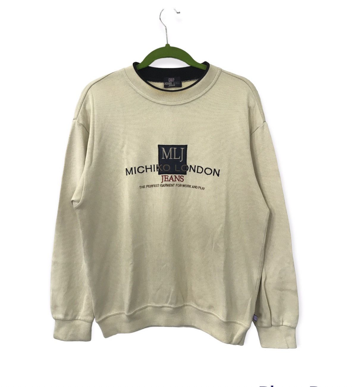 image of Michiko Koshino London Michiko London Jeans Distressed Sweater, Men's (Size Medium)