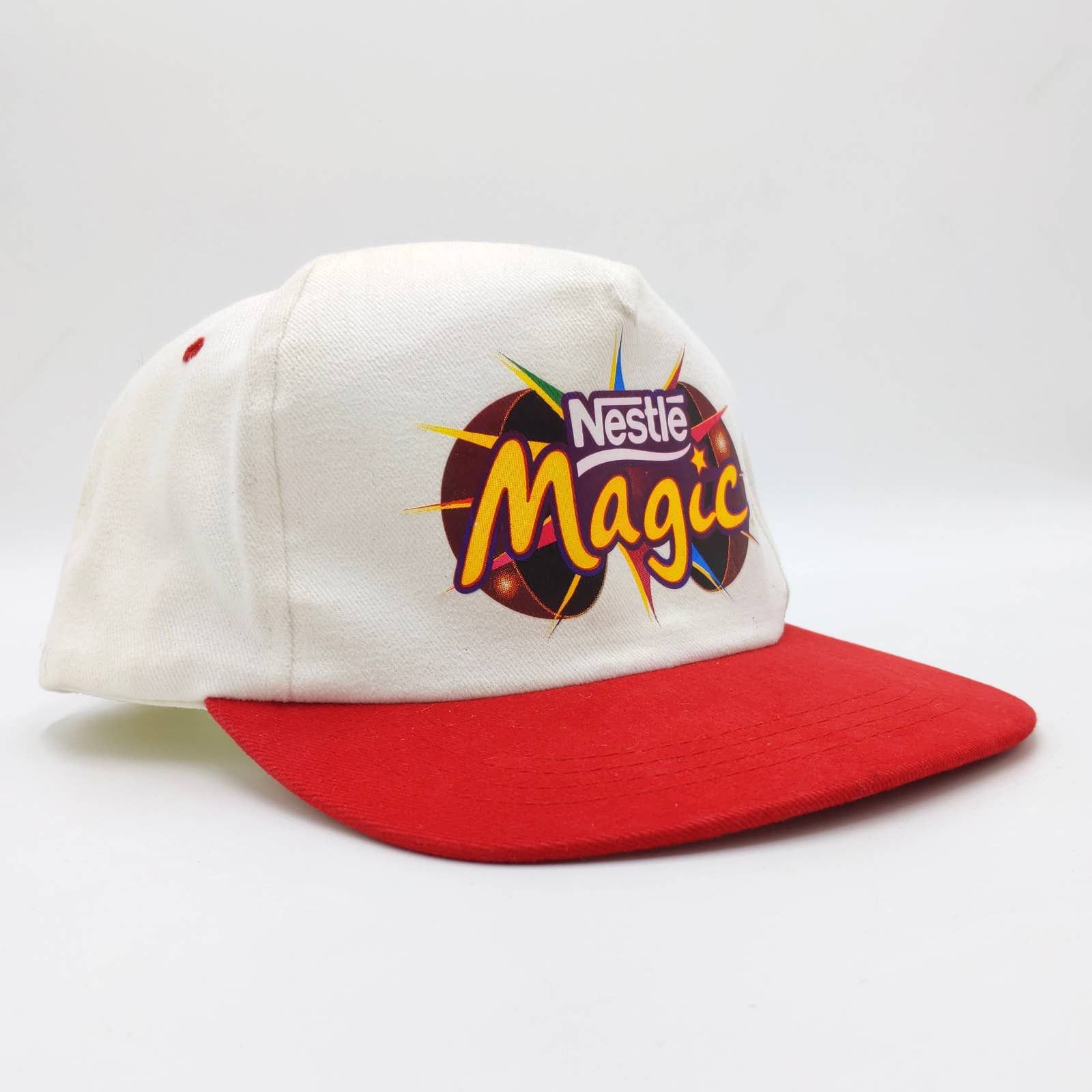 Vintage Vintage Nestle Magic Balls Snapback Trucker Hat Two Tone 90s Size ONE SIZE - 1 Thumbnail