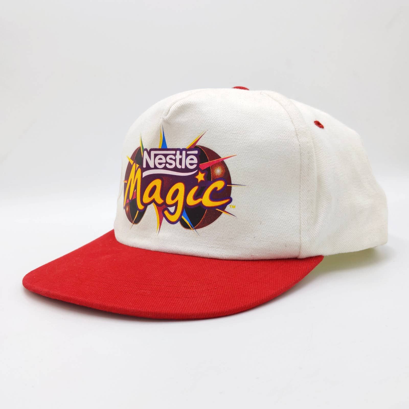 Vintage Vintage Nestle Magic Balls Snapback Trucker Hat Two Tone 90s Size ONE SIZE - 3 Thumbnail