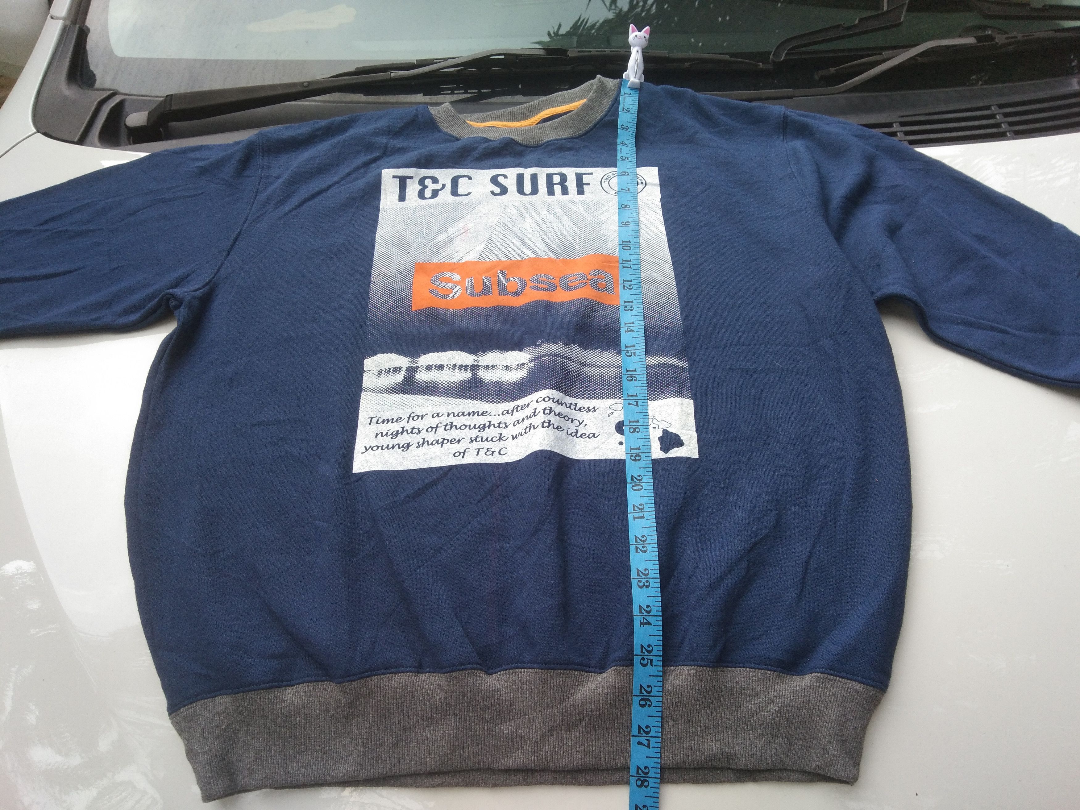 Other TOWN & COUNTRY SURF SWEATSHIRT BIG PRINT Size US XL / EU 56 / 4 - 5 Thumbnail