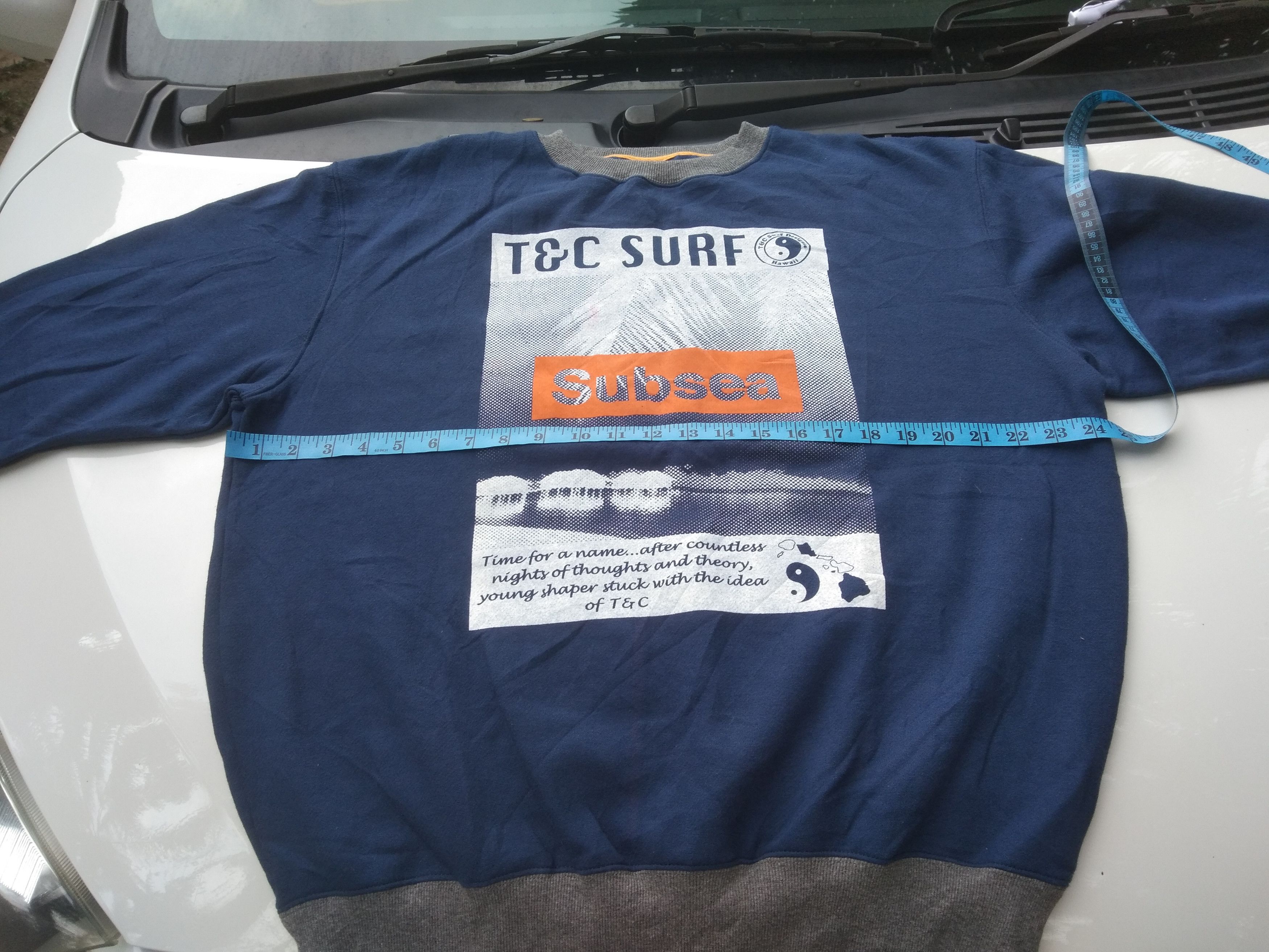Other TOWN & COUNTRY SURF SWEATSHIRT BIG PRINT Size US XL / EU 56 / 4 - 4 Thumbnail