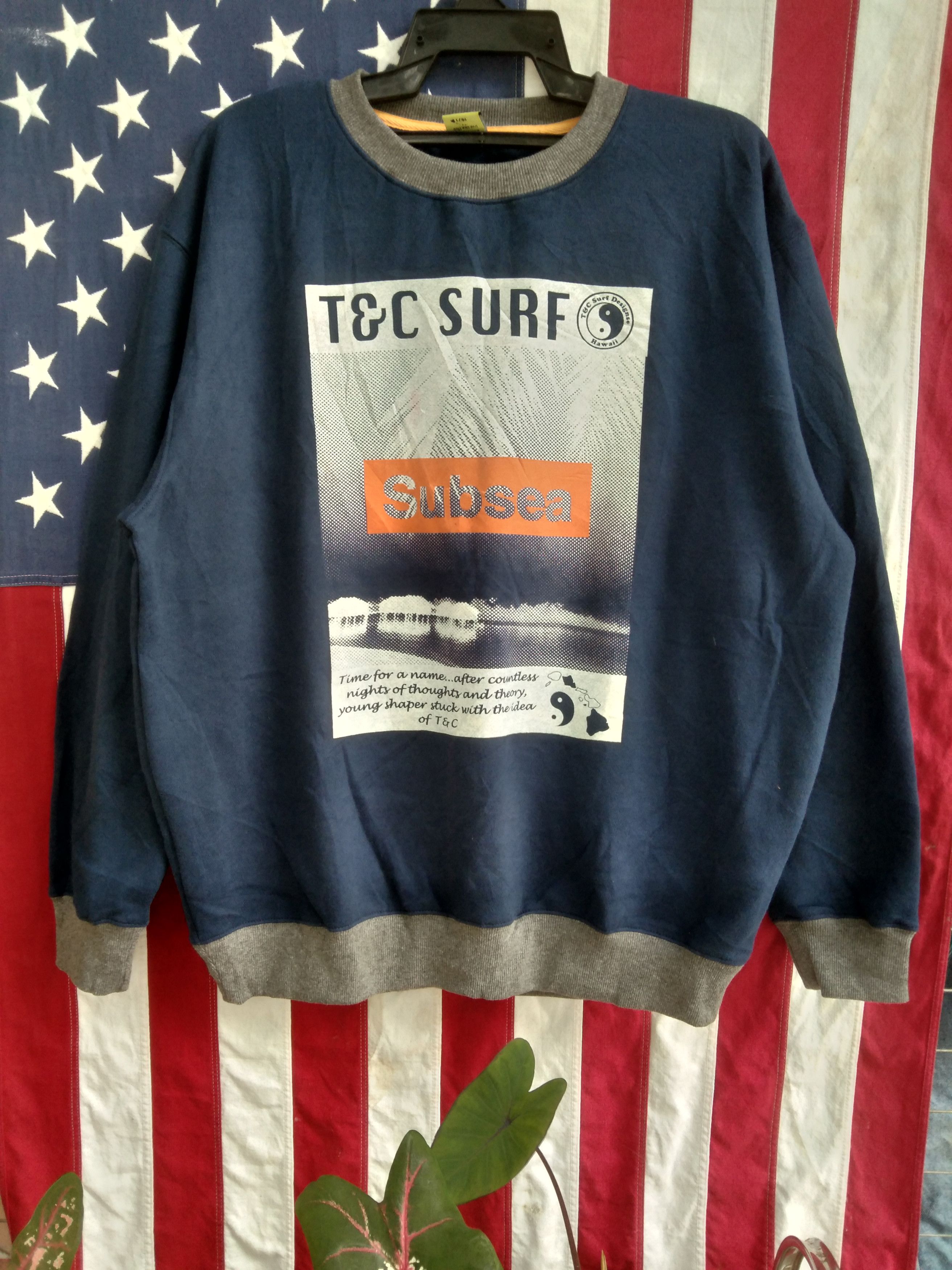 Other TOWN & COUNTRY SURF SWEATSHIRT BIG PRINT Size US XL / EU 56 / 4 - 1 Thumbnail