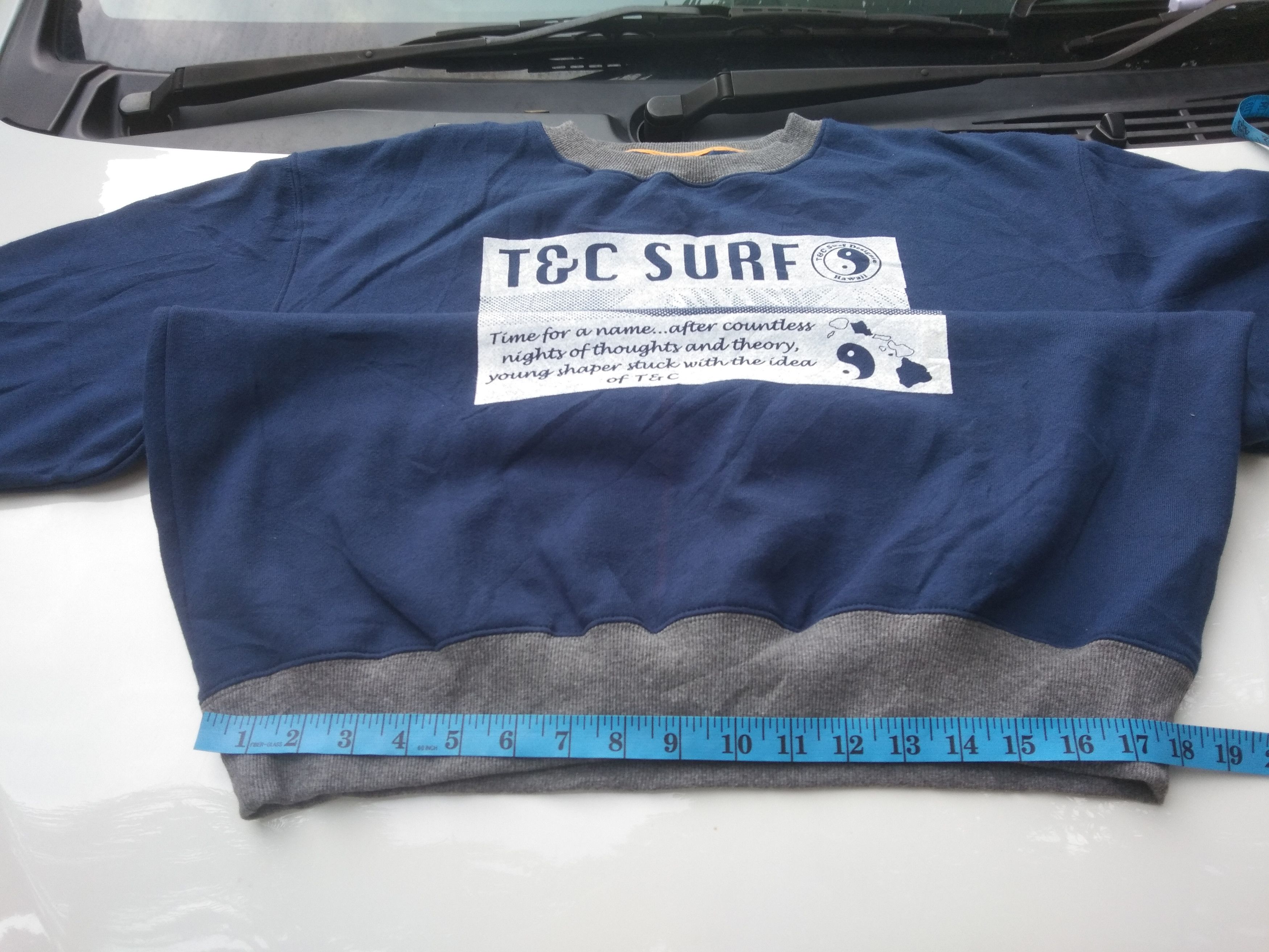Other TOWN & COUNTRY SURF SWEATSHIRT BIG PRINT Size US XL / EU 56 / 4 - 9 Thumbnail