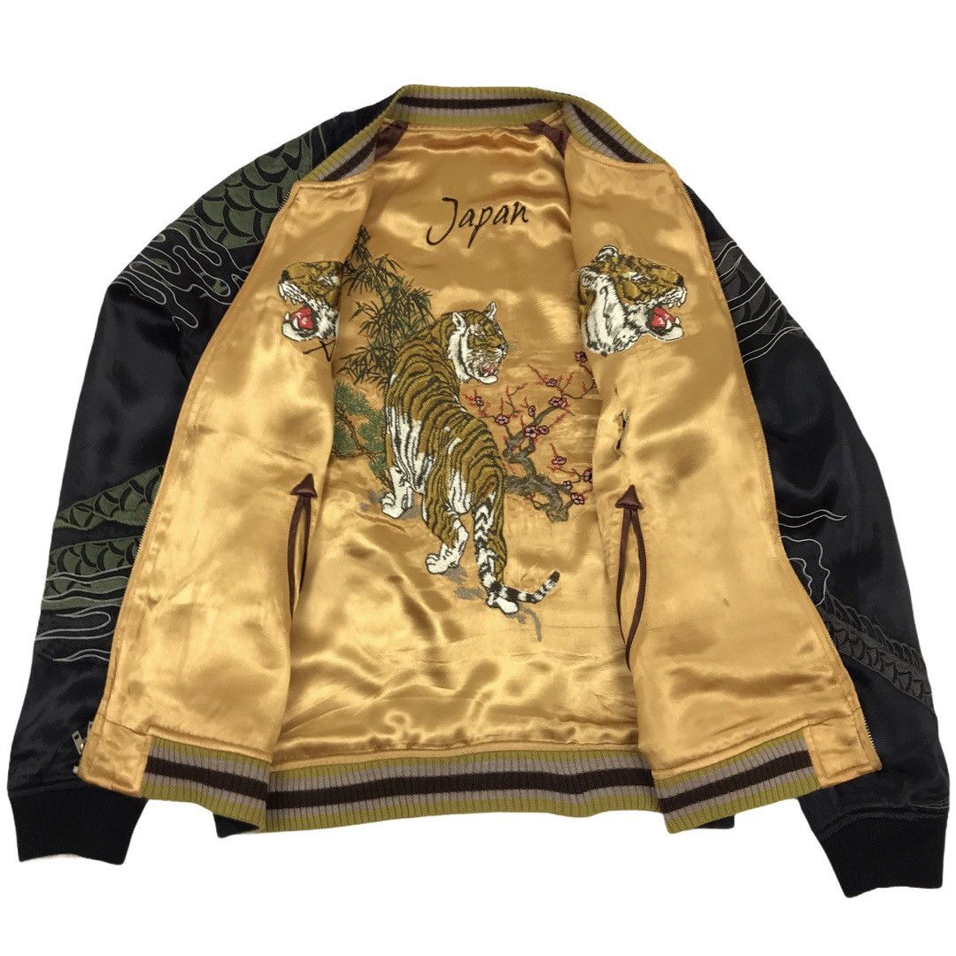 Avirex × Japanese Brand JAPANESE TRADITIONAL SUKAJAN AVIREX rayon reversible jacket Size US M / EU 48-50 / 2 - 3 Thumbnail
