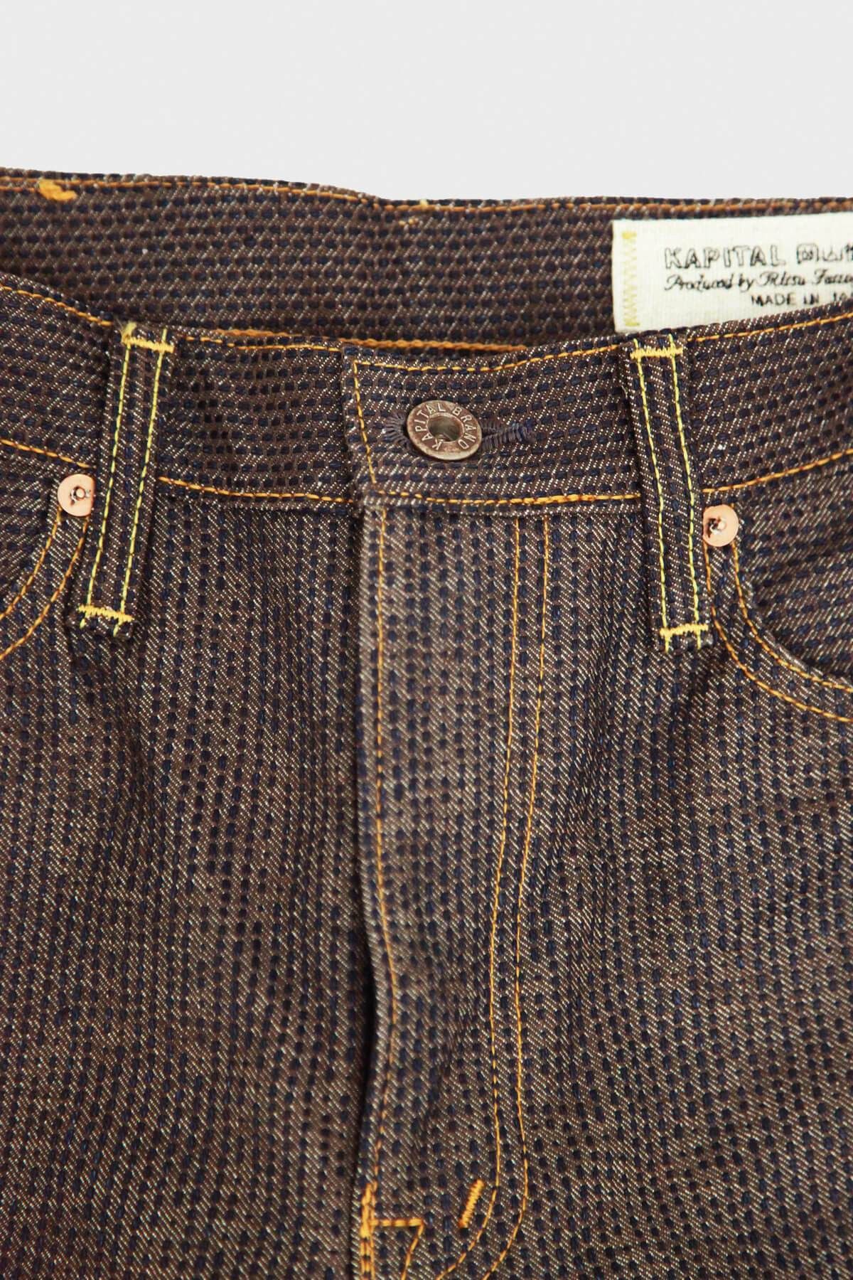 Kapital Kapital CENTURY DENIM 5P MONKEY CISCO - N5S Size US 32 / EU 48 - 3 Thumbnail