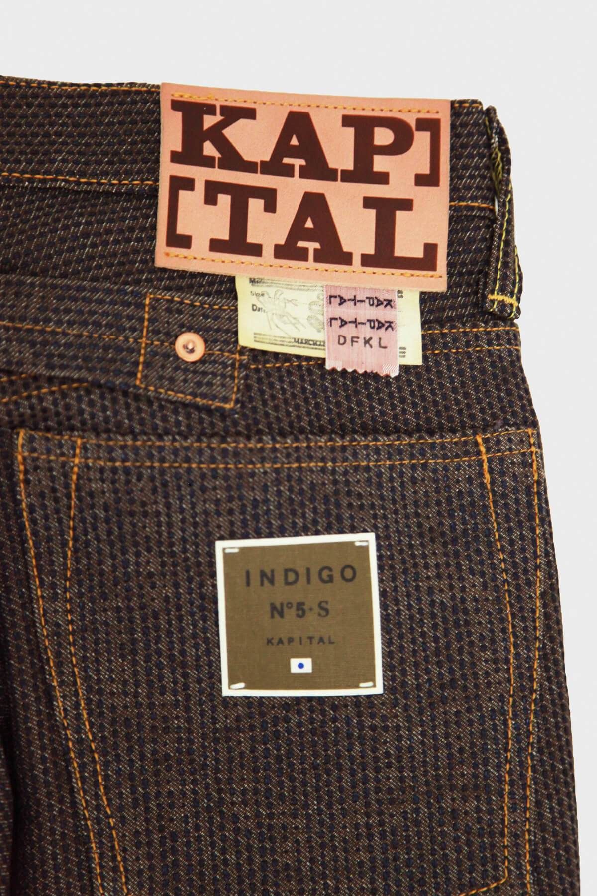 Kapital Kapital CENTURY DENIM 5P MONKEY CISCO - N5S Size US 32 / EU 48 - 4 Thumbnail