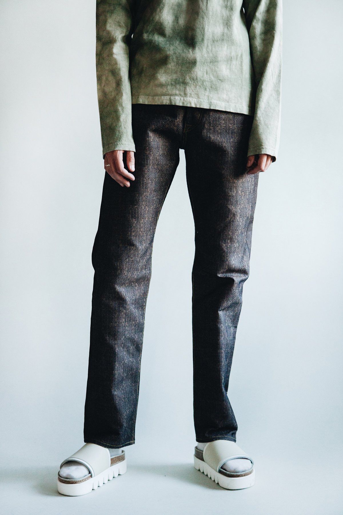 Kapital Kapital CENTURY DENIM 5P MONKEY CISCO - N5S Size US 32 / EU 48 - 6 Thumbnail