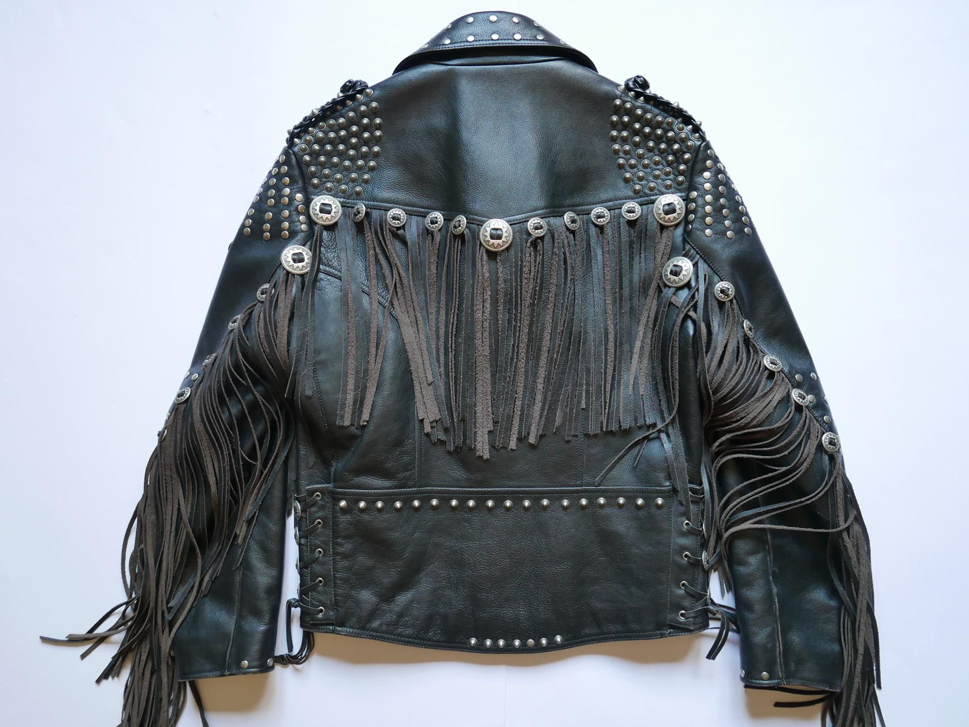 Gucci Gucci Jacket Leather Biker Studded Embroidered NWT 44 Size US S / EU 44-46 / 1 - 2 Thumbnail