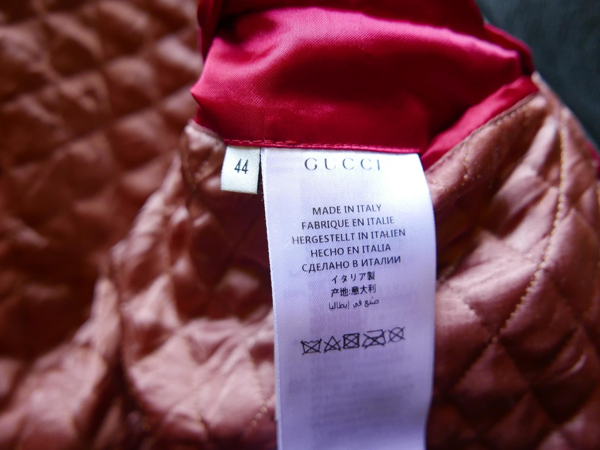 Gucci Gucci Jacket Leather Biker Studded Embroidered NWT 44 Size US S / EU 44-46 / 1 - 6 Thumbnail