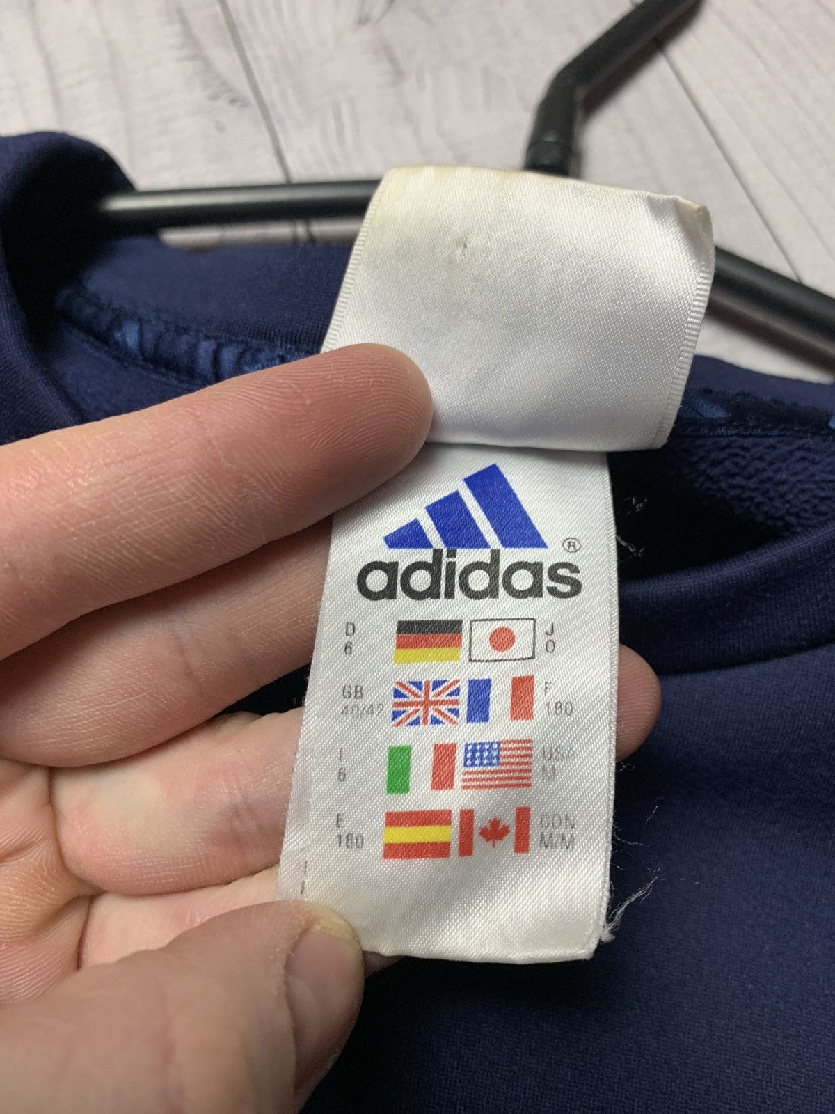 Adidas × Vintage Vintage Spain soccer sweatshirt Adidad rare size M Size US M / EU 48-50 / 2 - 5 Thumbnail