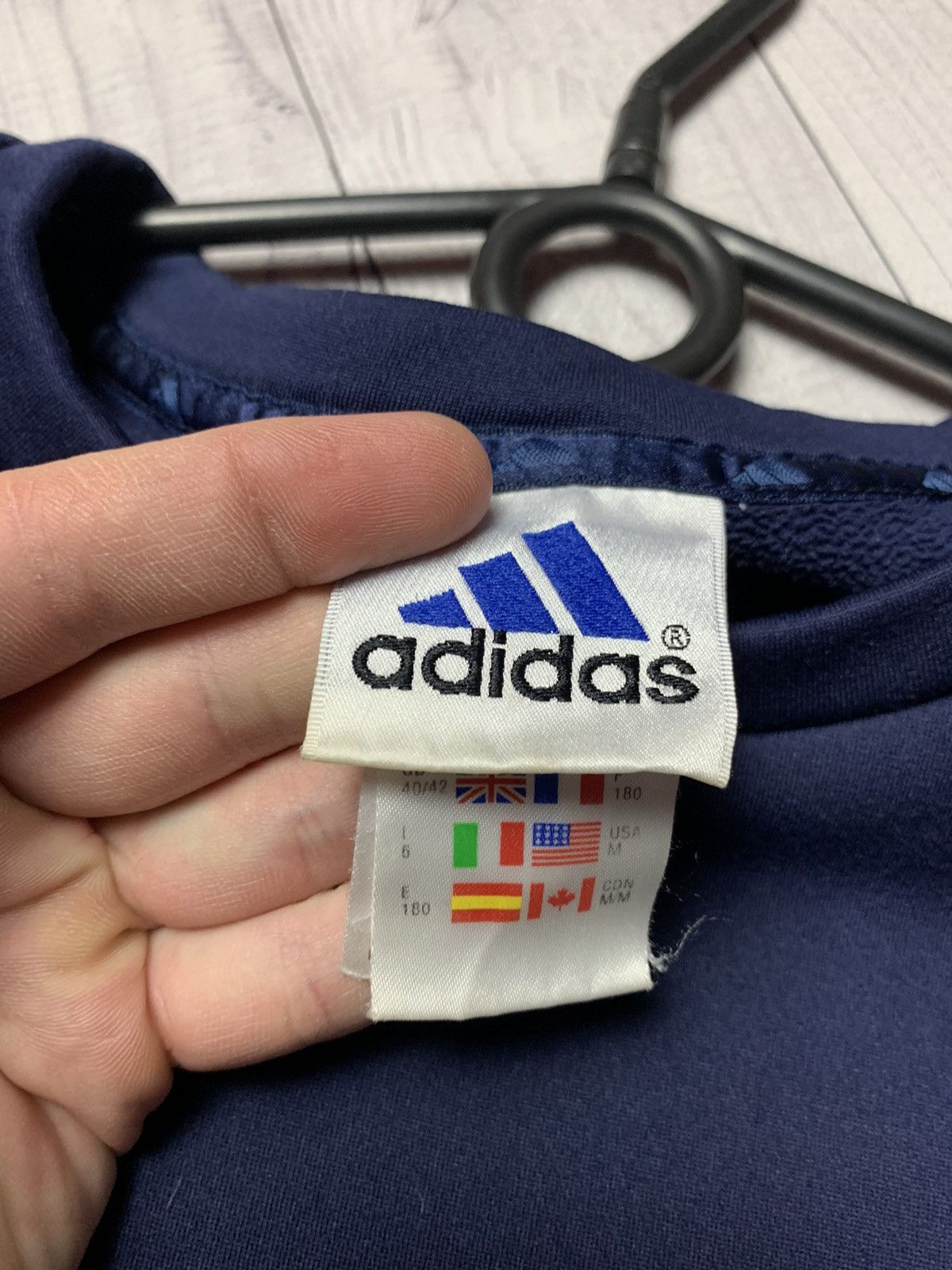 Adidas × Vintage Vintage Spain soccer sweatshirt Adidad rare size M Size US M / EU 48-50 / 2 - 4 Thumbnail