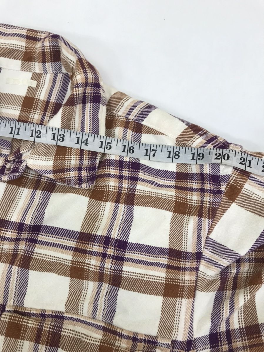 Flannel GU Workwear Flannel Shacket – Brown Checkered Size US XL / EU 56 / 4 - 18 Thumbnail