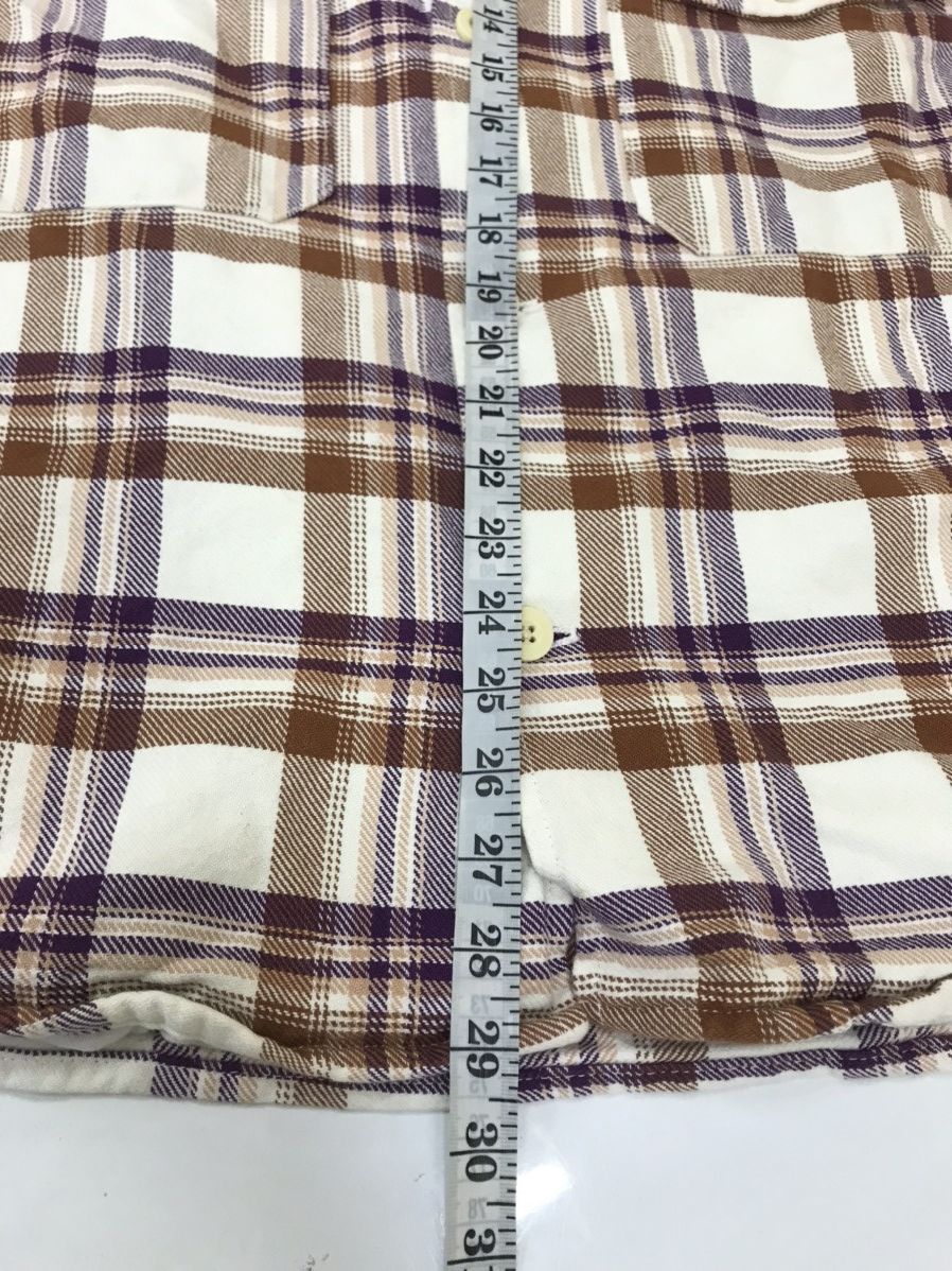 Flannel GU Workwear Flannel Shacket – Brown Checkered Size US XL / EU 56 / 4 - 17 Thumbnail