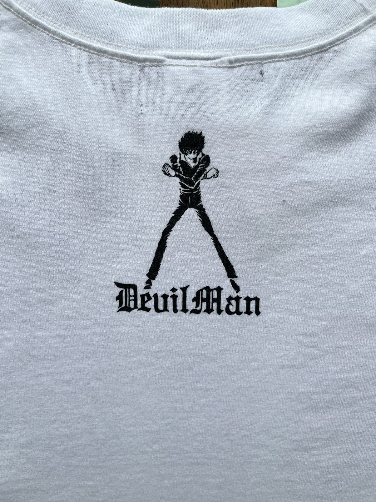Anime VINTAGE DEVILMAN ANIME TEE NEW OLD STOCK💥MEGA RARE Size US L / EU 52-54 / 3 - 5 Thumbnail