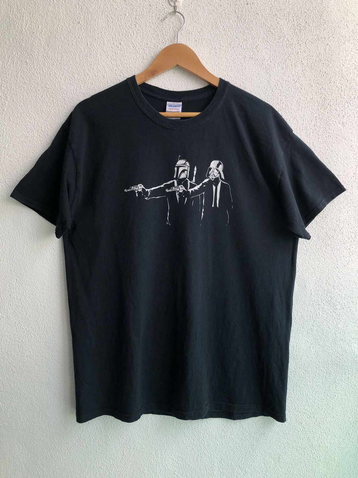 Star Wars Vintage Star Wars X Pulp Fiction (parody movie t-shirt) Size US L / EU 52-54 / 3 - 2 Thumbnail