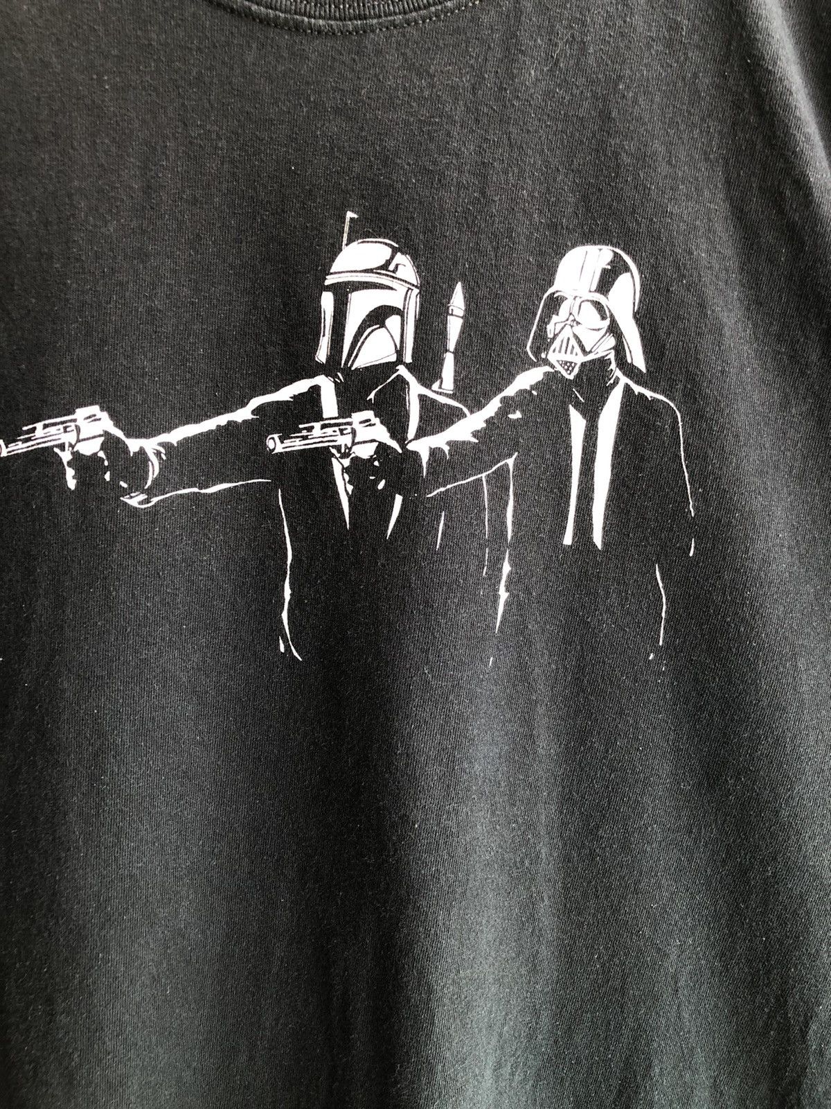 Star Wars Vintage Star Wars X Pulp Fiction (parody movie t-shirt) Size US L / EU 52-54 / 3 - 1 Thumbnail