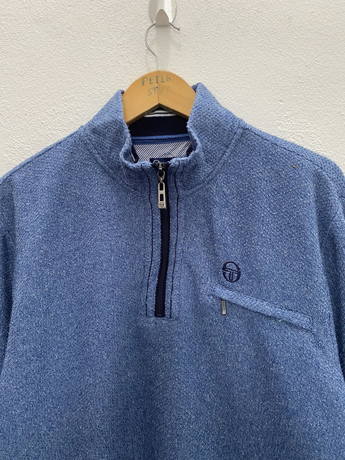 Sergio Tacchini Sergio Tacchini Fleece Sweater Size US L / EU 52-54 / 3 - 3 Thumbnail