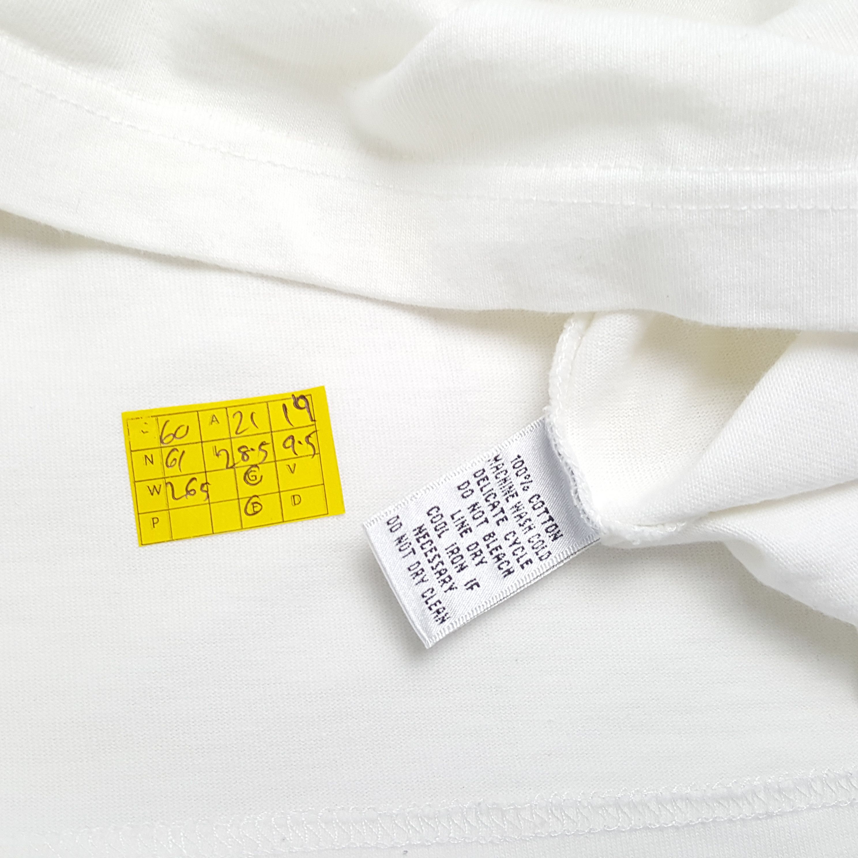 Vintage × Yves Saint Laurent Vintage YVES SAINT LAURENT Spell Out Design T-Shirt Size US L / EU 52-54 / 3 - 4 Thumbnail
