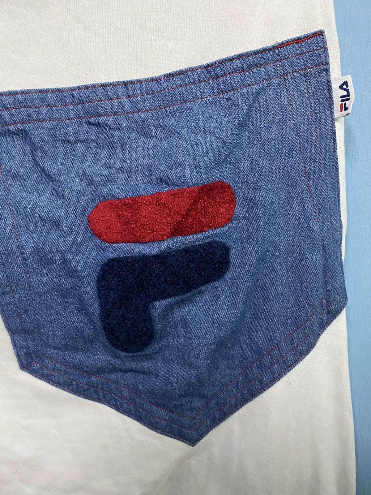 Fila FILA x FRAPBOIS Big logo Baggy Big Crotch Jogger Casual Pant Size US 32 / EU 48 - 6 Thumbnail