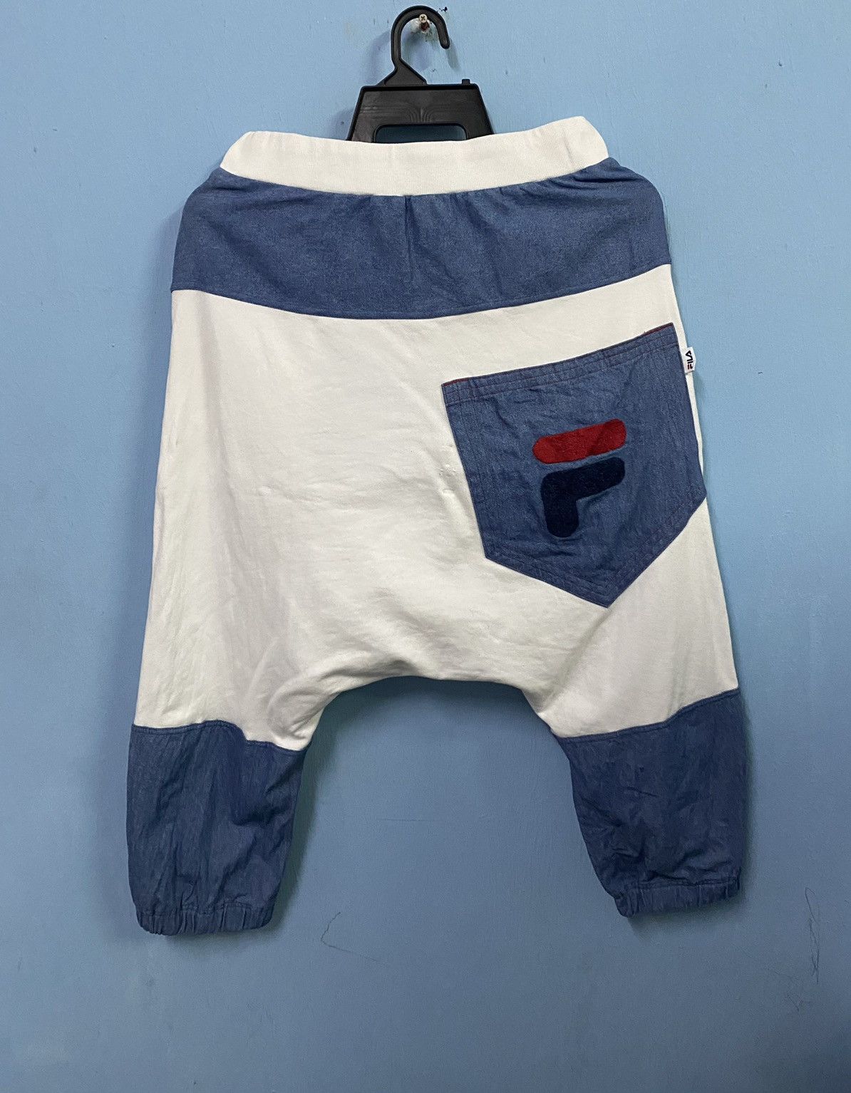 Fila FILA x FRAPBOIS Big logo Baggy Big Crotch Jogger Casual Pant Size US 32 / EU 48 - 4 Thumbnail