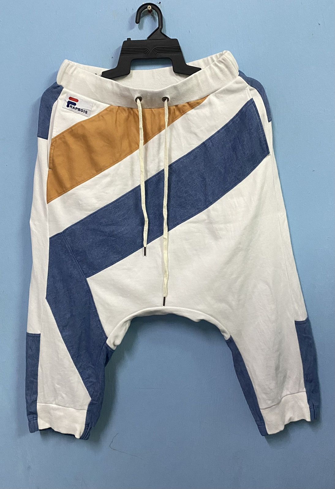 Fila FILA x FRAPBOIS Big logo Baggy Big Crotch Jogger Casual Pant Size US 32 / EU 48 - 3 Thumbnail