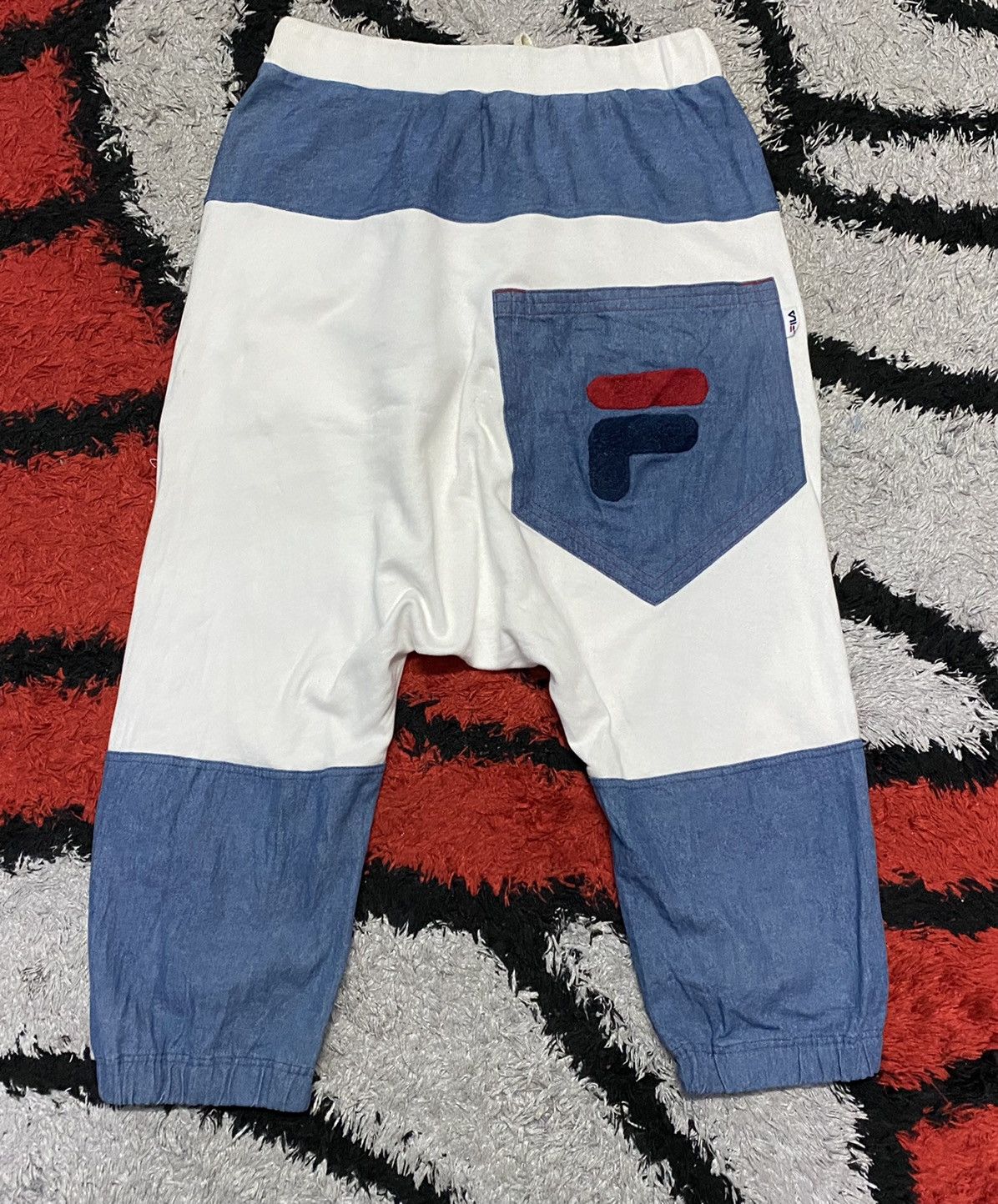 Fila FILA x FRAPBOIS Big logo Baggy Big Crotch Jogger Casual Pant Size US 32 / EU 48 - 1 Thumbnail