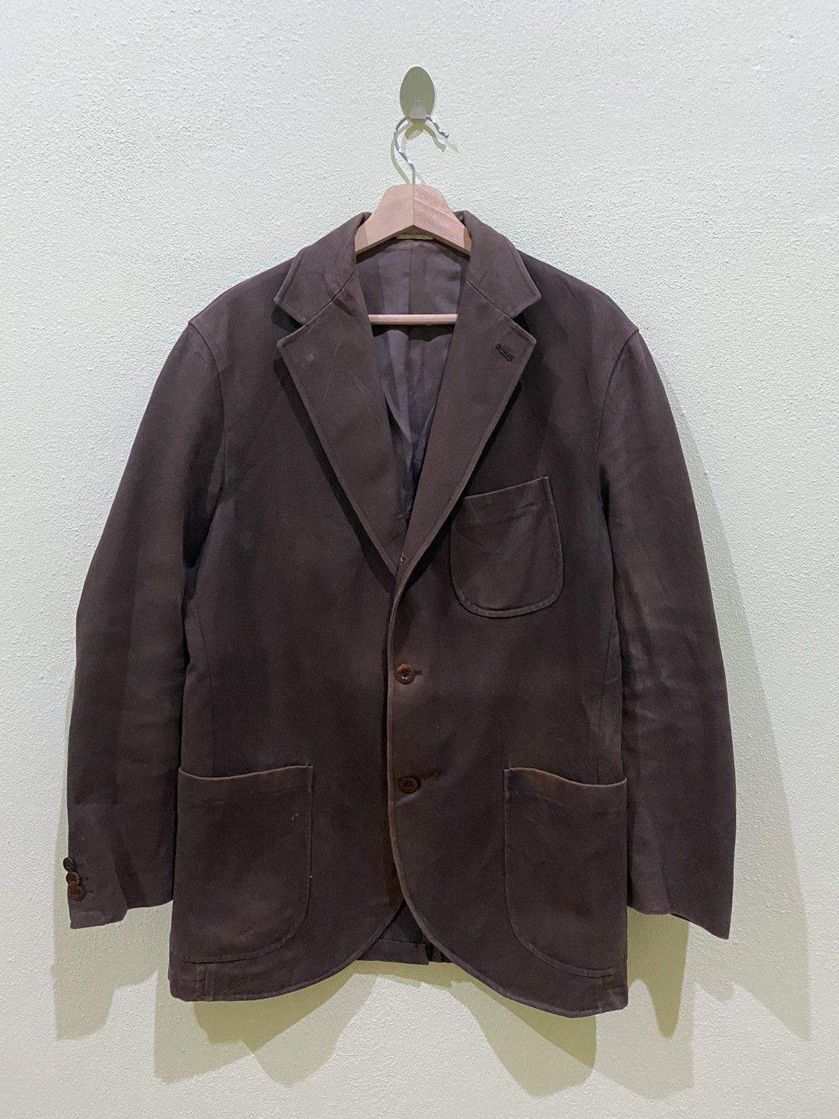 Beams Plus × Vintage Vintage Beams by Y.Akamine Made in Italy Cotton Jacket Size US L / EU 52-54 / 3 - 6 Thumbnail