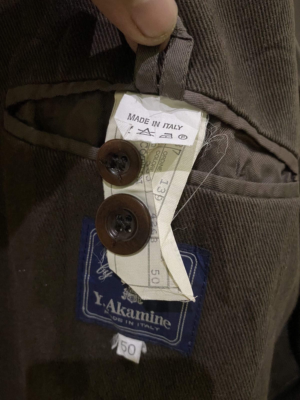 Beams Plus × Vintage Vintage Beams by Y.Akamine Made in Italy Cotton Jacket Size US L / EU 52-54 / 3 - 15 Thumbnail