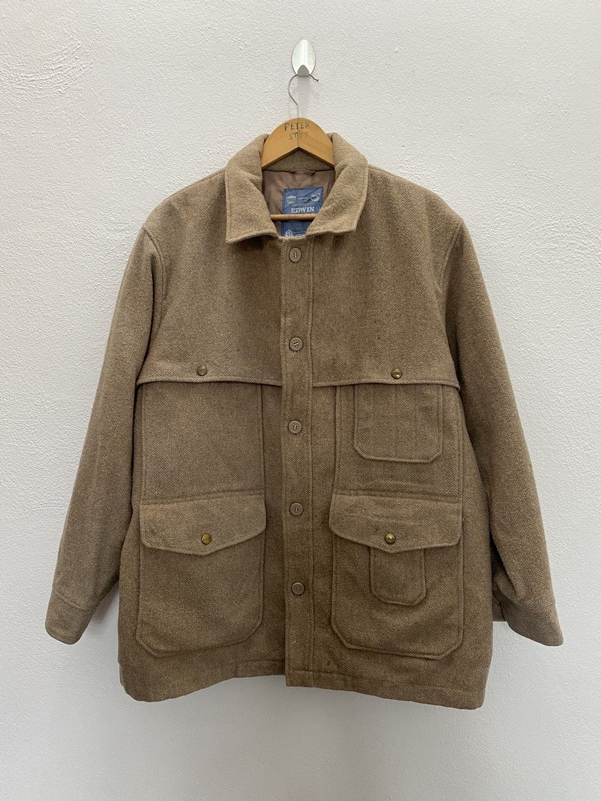 Edwin EDWIN GARMENT WOOL SURVIVAL MULTI POCKET JACKET Size US XL / EU 56 / 4 - 2 Thumbnail