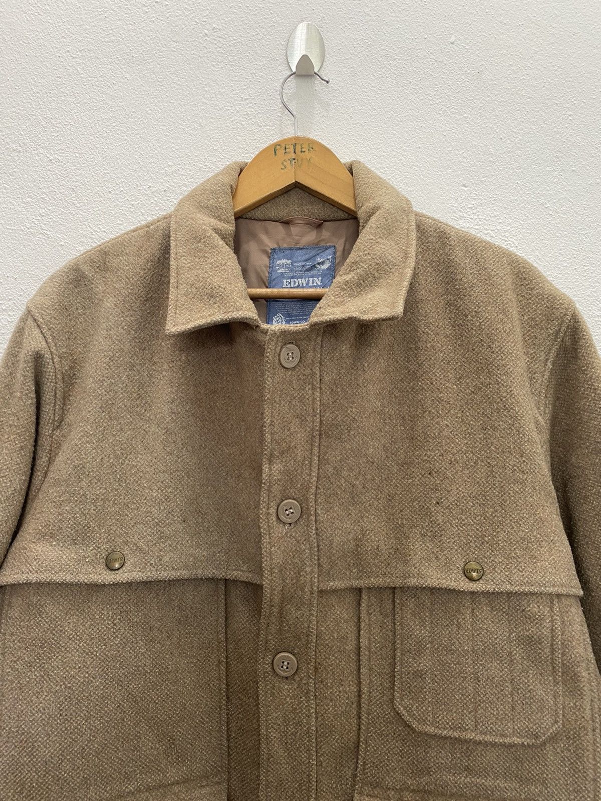 Edwin EDWIN GARMENT WOOL SURVIVAL MULTI POCKET JACKET Size US XL / EU 56 / 4 - 3 Thumbnail