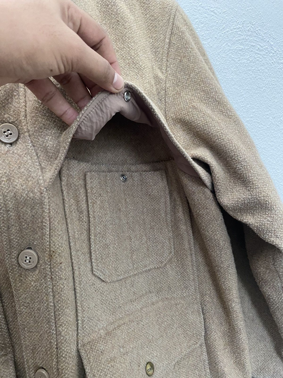 Edwin EDWIN GARMENT WOOL SURVIVAL MULTI POCKET JACKET Size US XL / EU 56 / 4 - 7 Thumbnail