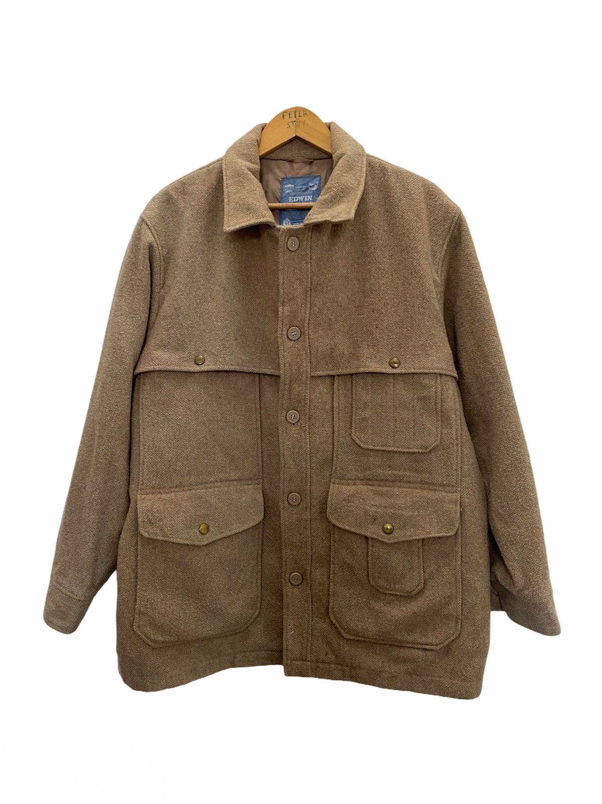Edwin EDWIN GARMENT WOOL SURVIVAL MULTI POCKET JACKET Size US XL / EU 56 / 4 - 1 Thumbnail