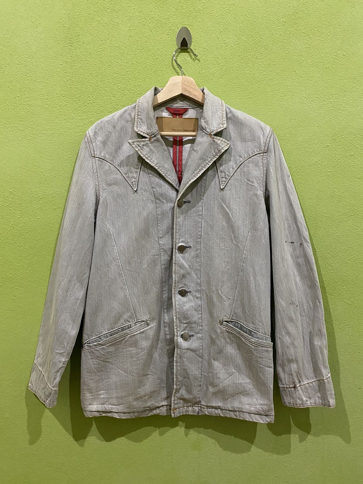 Denime × Edwin EDWIN 503 DENIM JACKET NICE DESIGN Size US M / EU 48-50 / 2 - 2 Thumbnail