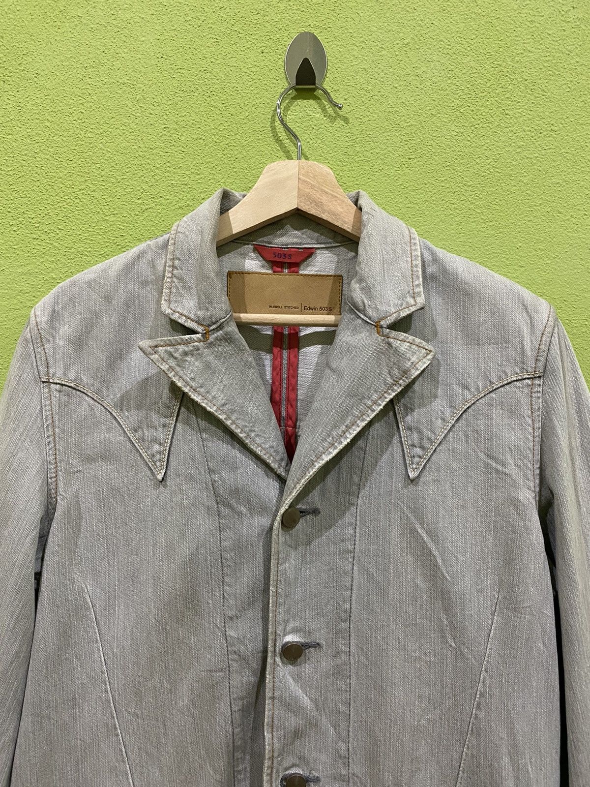 Denime × Edwin EDWIN 503 DENIM JACKET NICE DESIGN Size US M / EU 48-50 / 2 - 3 Thumbnail