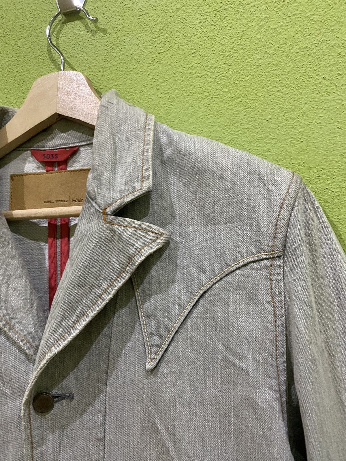 Denime × Edwin EDWIN 503 DENIM JACKET NICE DESIGN Size US M / EU 48-50 / 2 - 6 Thumbnail
