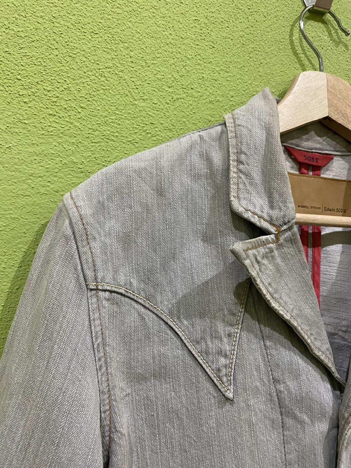 Denime × Edwin EDWIN 503 DENIM JACKET NICE DESIGN Size US M / EU 48-50 / 2 - 7 Thumbnail