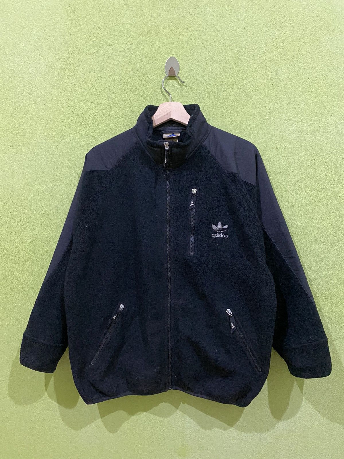 Adidas × Vintage VINTAGE ADIDAS EMBROIDED BIG LOGO SWEATER Size US M / EU 48-50 / 2 - 3 Thumbnail