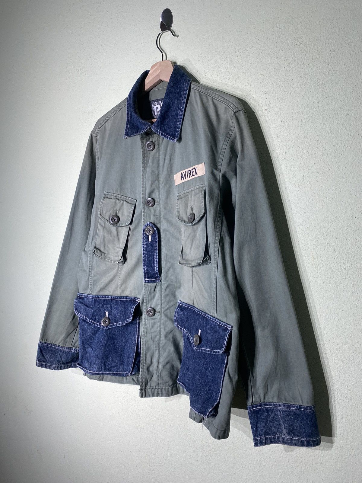 Avirex AVIREX MILITARY DENIME POCKET JACKET Size US L / EU 52-54 / 3 - 3 Thumbnail