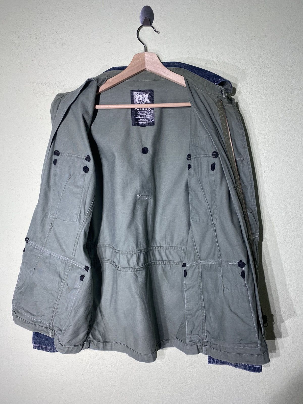 Avirex AVIREX MILITARY DENIME POCKET JACKET Size US L / EU 52-54 / 3 - 8 Thumbnail