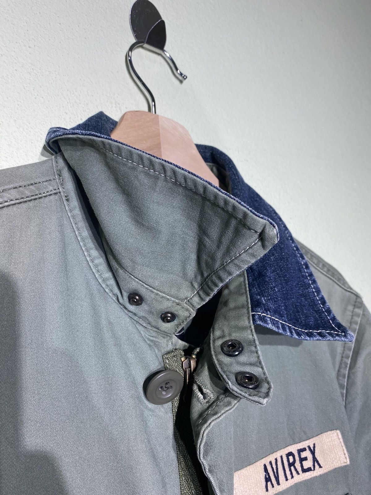 Avirex AVIREX MILITARY DENIME POCKET JACKET Size US L / EU 52-54 / 3 - 9 Thumbnail