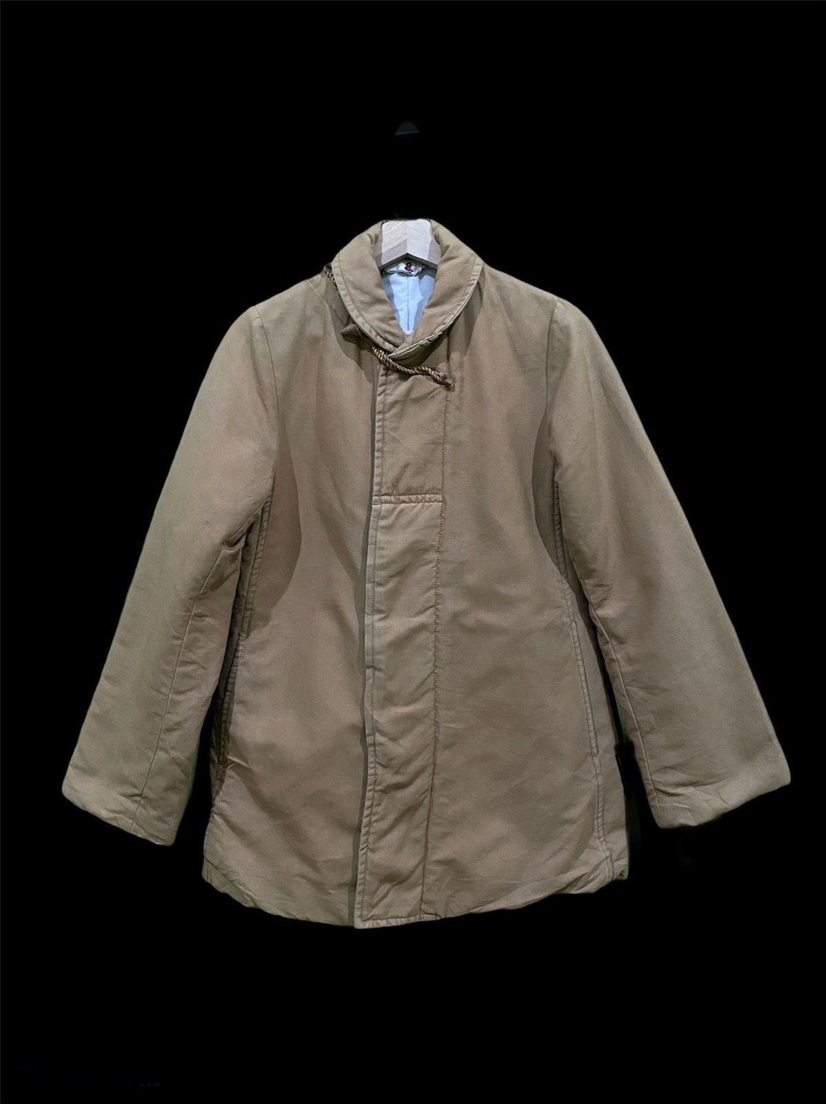 image of Umii 908 X 45Rpm Rope Colar Chore Jacket in Brown, Men's (Size Small)