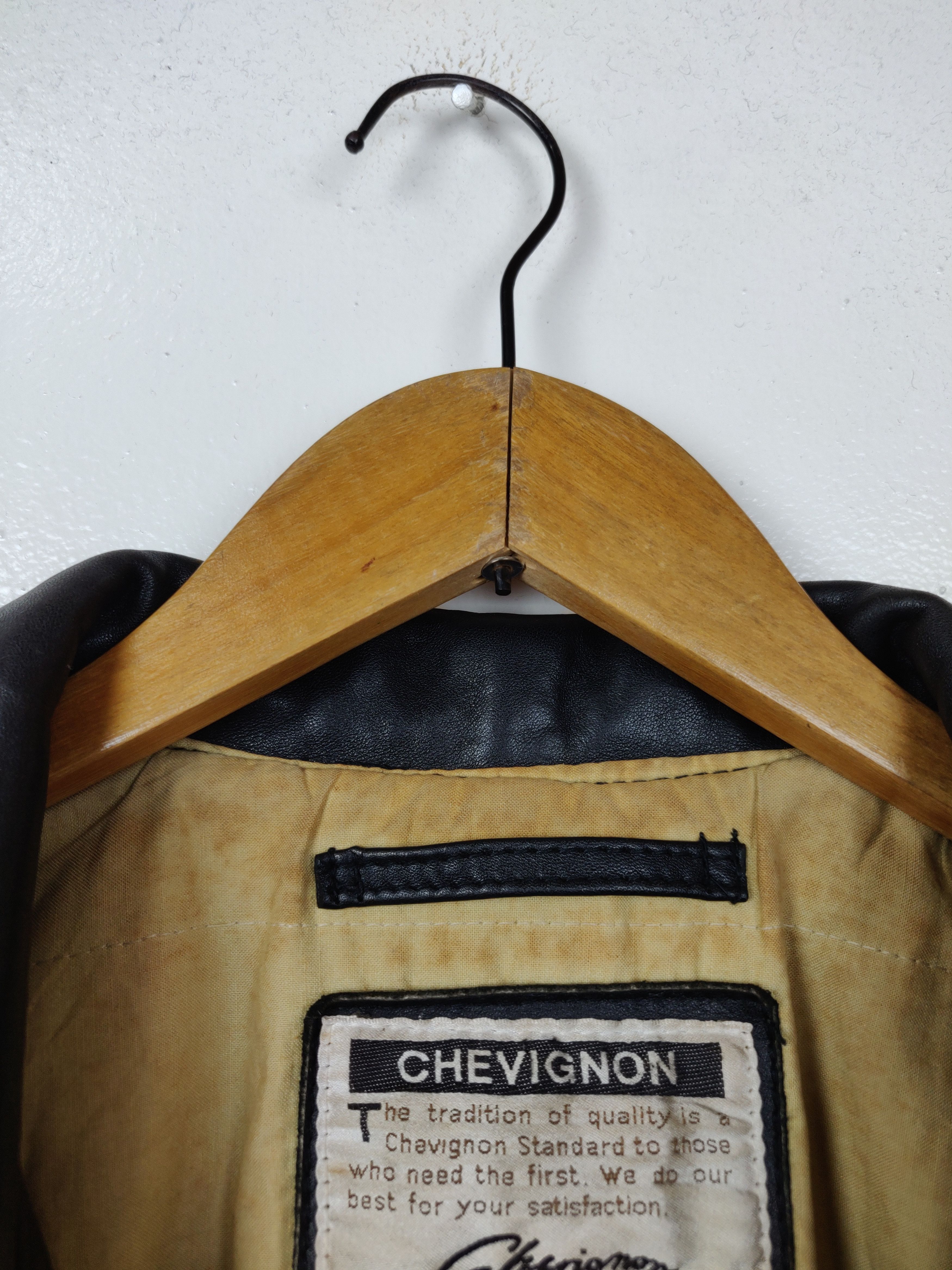Chevignon Vintage Chevignon Double Rider Genuine Leather Jacket Size US L / EU 52-54 / 3 - 10 Thumbnail