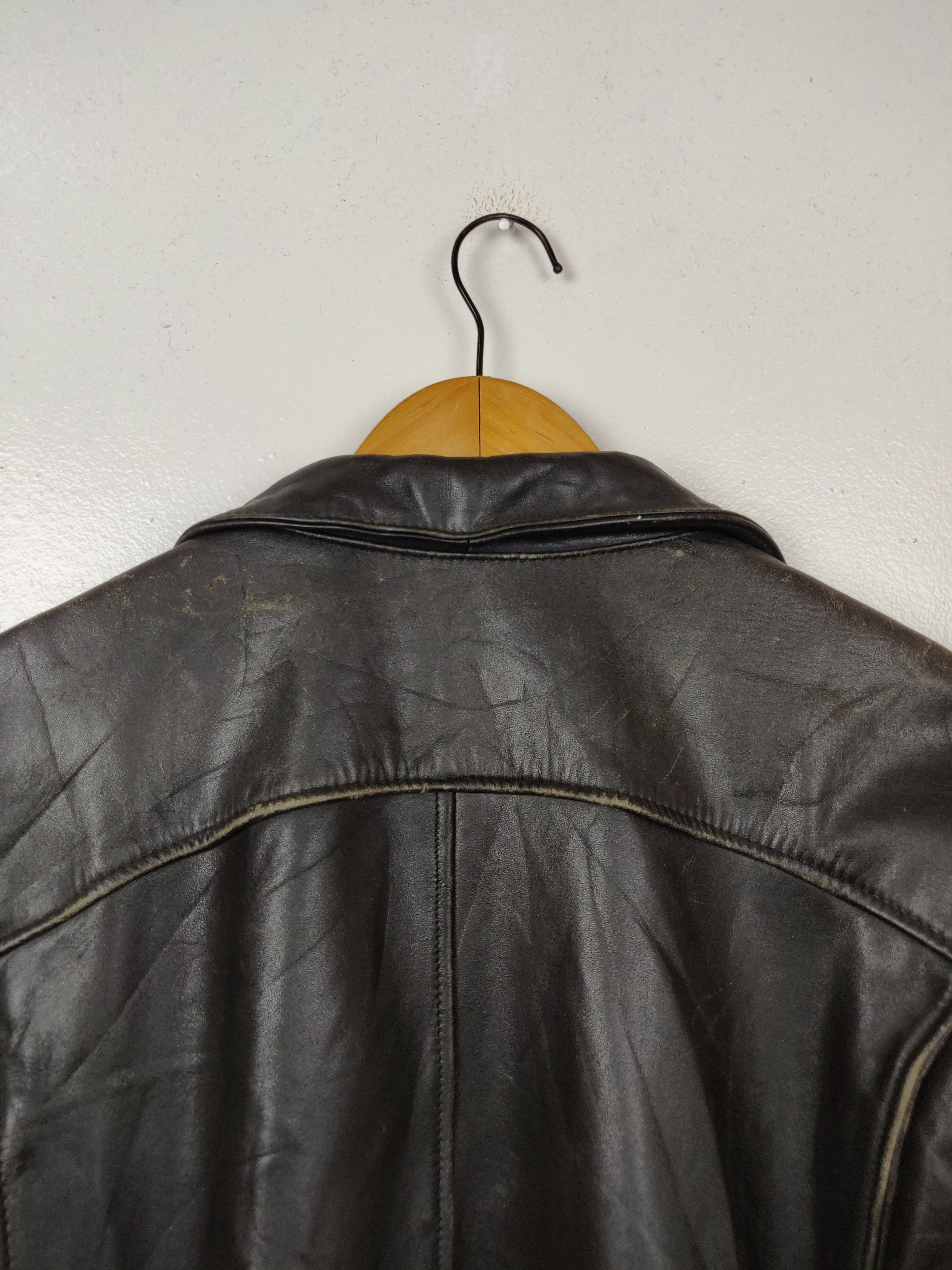 Chevignon Vintage Chevignon Double Rider Genuine Leather Jacket Size US L / EU 52-54 / 3 - 12 Thumbnail